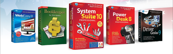 Mobile PhoneTools - Bookkeeper -
 System Suite 10 Professional - PowerDesk 8 Professional  - Driver 
Genius 9