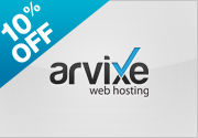 Link to Arvixe and get 10% Off