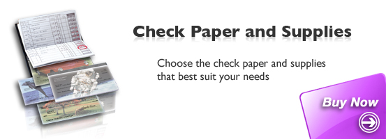 Buy Check Paper and Supplies