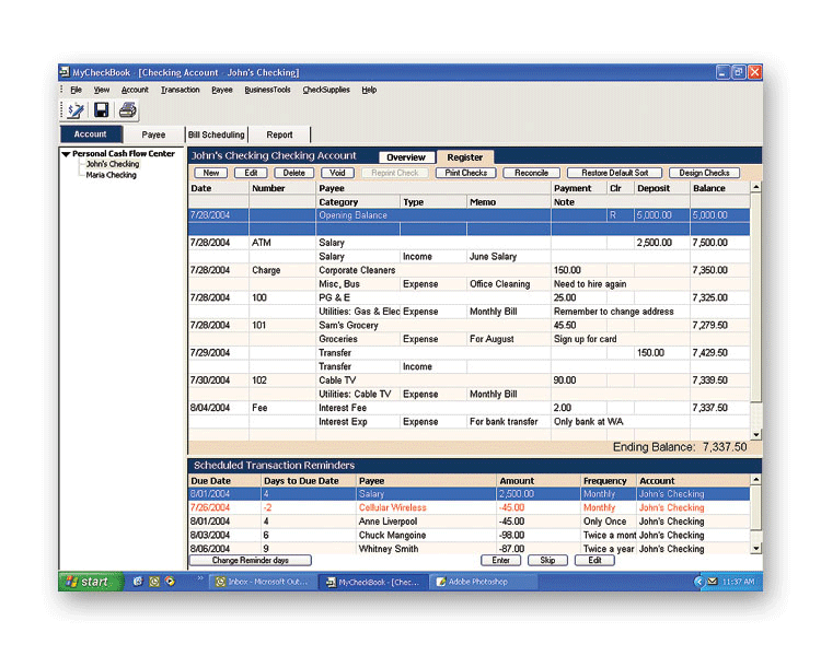 checksoft home and business tutorial