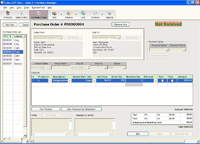 Create Purchase Orders Screen Shot