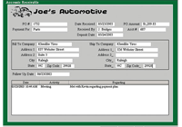 Create Customized Databases Screen